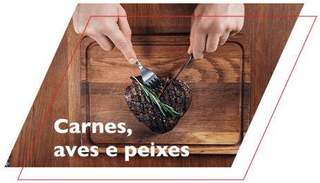 Carnes, aves e peixes