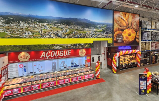 Açougue e Padaria Fort recém-inaugurados na loja do Fort Atacadista em Brusque – Foto Divulgação