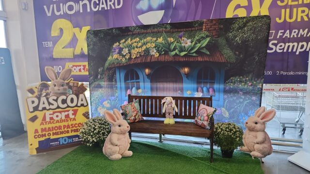 Fort Atacadista recebe Coelhinho da Páscoa em ações especiais nas lojas de Santa Catarina (3)